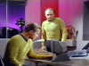 Kirk and Méndez examine record tapes