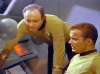 Méndez and Kirk in shuttlecraft