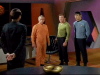 Kirk, Spock, Mr. Lurry and Nilz Baris